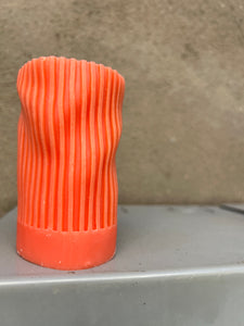 Wiggly Pillar Candle (color options)