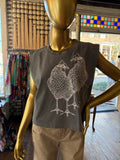 Chickens Heavyweight Muscle Tee