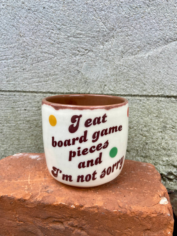 Board Game Pieces Notch Cup