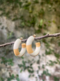 Limone Stripe Hoops