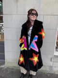 Rainbow Star Maxi Coat