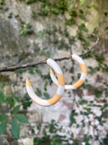 Limone Stripe Hoops