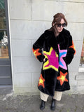 Rainbow Star Maxi Coat