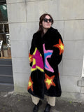 Rainbow Star Maxi Coat