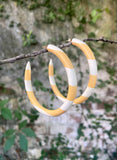 Limone Stripe Hoops