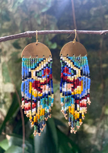 Kaleidoscope Fringe Earrings