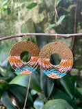 The Organic Circular Fringe Earrings (color options)