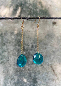 Swarovski Peacock Crystal Earrings