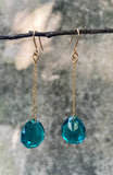 Swarovski Peacock Crystal Earrings