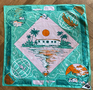 “Turquoise Airstream” Bandana