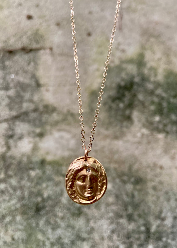 Athena’s Wisdom Amulet Necklace