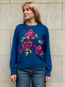 Bird and Flowers Sweater