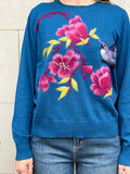 Bird and Flowers Sweater