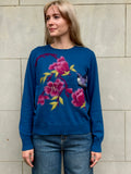 Bird and Flowers Sweater