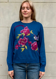 Bird and Flowers Sweater