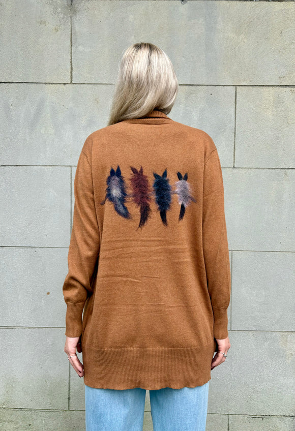 Fleet of Foxes Open Neck Cardigan