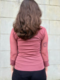 Mesh Half Sleeve Blouse (color options)