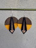 Arrow Lines 3-Layer Earrings