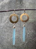 Stone Drop Earrings