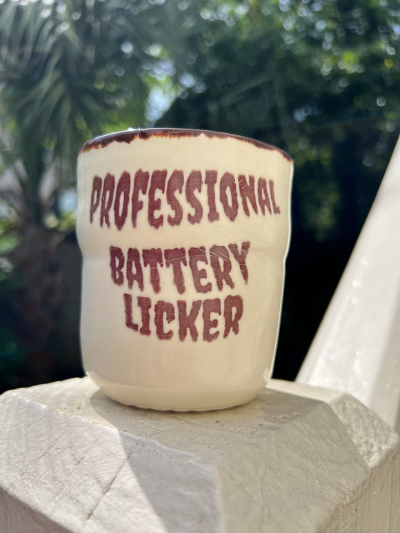 Professional Battery Licker Flower Notch Cup