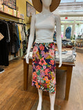 Floral Burst A Line Skirt