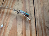 Vintage Statement Turquoise and Sterling Adjustable Hat band