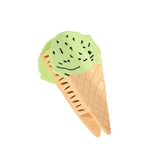 Mint Chocolate Chip Ice Cream Hair Claw (size options)
