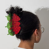 Strawberry Hair Claw (size options )