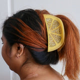 Lemon Slice Hair Claw (size options)