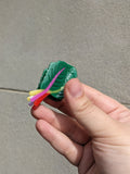 Rainbow Chard Hair Claw (size options)