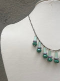 Green Glass + Magnesite Necklace