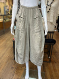 The Linen Gaucho Pants (color options)