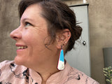 Large Gem Bar Earrings (multiple options)