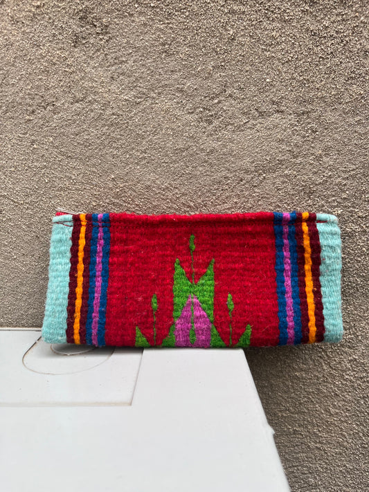 Hand Dyed + Woven Clutch