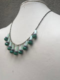 Green Glass + Magnesite Necklace