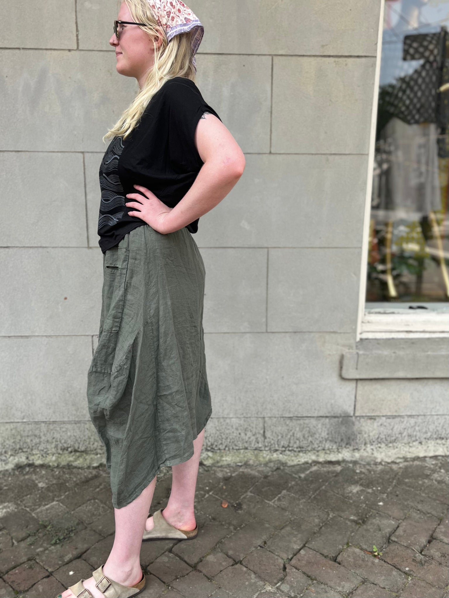 Cotton , Linen Gaucho Pants 101, Burda Style 07/21 July 2021