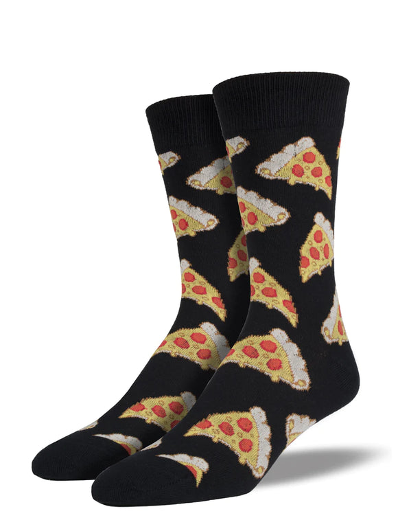Pizza Cotton Crew Socks