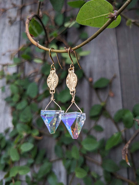 Crystal Spike Earring (color options)