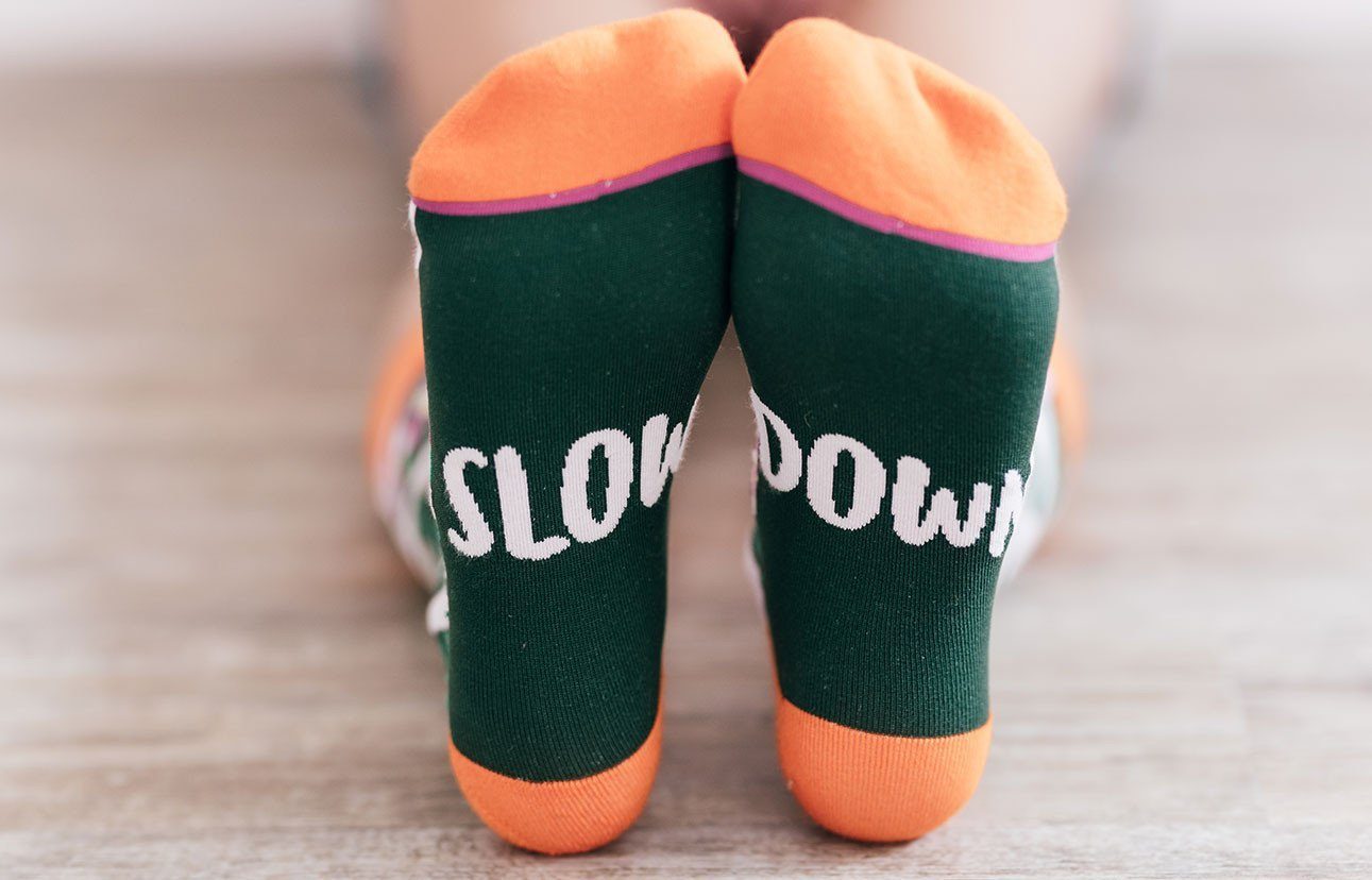 Slow Down Sloth Socks