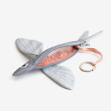 Flying Fish Pouch with Keychain