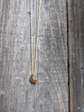 Tiny Moon Crescent Necklace