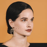 Rectangle Intersection Earrings