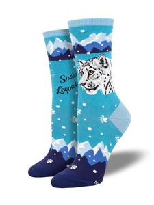 Snow Leopard Socks (womens)