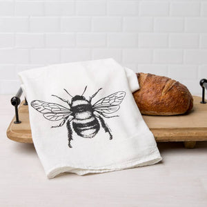 Bee Flour Sack Tea Towel