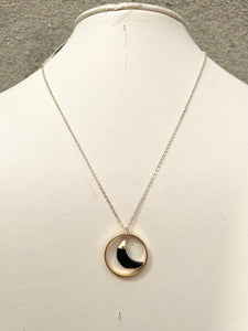 Moon Halo Necklace (stone options)