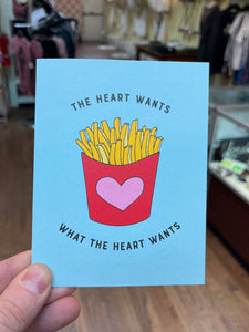 Fries Love Card