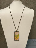 The Wood and Paint Pendant Necklaces (multiple options)