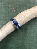 Stone + Swirl Ring (stone and size options)