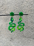 Acrylic Snake Dangles (color options)