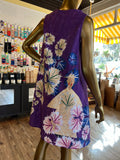 The Violet Golden Cahaba Lilies Art Dress